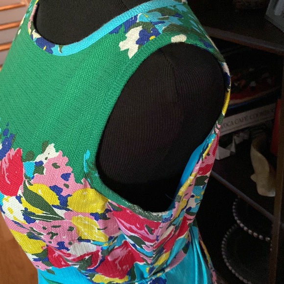 Talbots Sleeveless Floral Dress - Picture 4 of 9